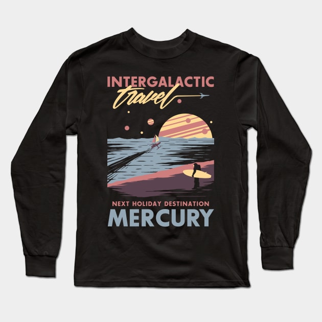 Intergalactic Travel Long Sleeve T-Shirt by StevenToang